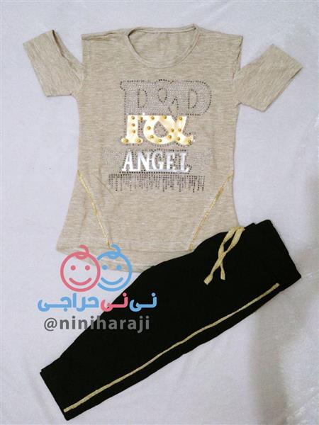 دوتیکه طلاکوب لمه دار angel