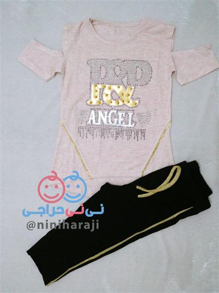 دوتیکه طلاکوب لمه دار angel