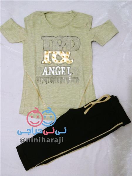 دوتیکه طلاکوب لمه دار angel