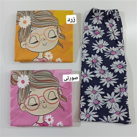 تیشرت شلوار دختر عینکی
