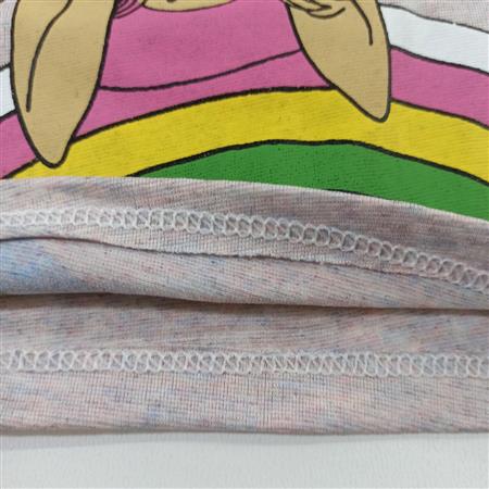 تیشرت شلوارک دخترک و رنگین کمان