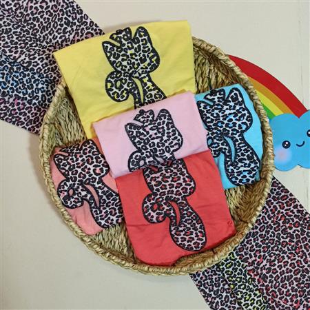 تیشرت شلوارک گربه پلنگی