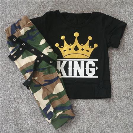 تیشرت شلوار King ارتشی تکسایز