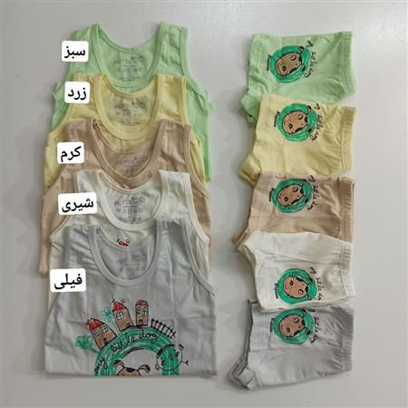 ست رکابی شورت طرح نقاشی