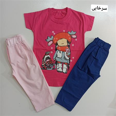 تیشرت شلوار دختر اسکیتی