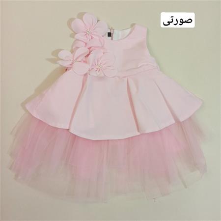 پیراهن توری سه گل