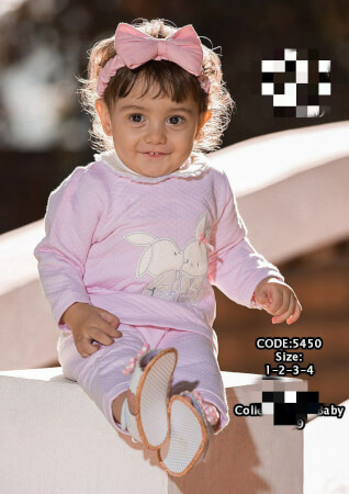 ست بلوز شلوار نوزادی طرح خرگوش