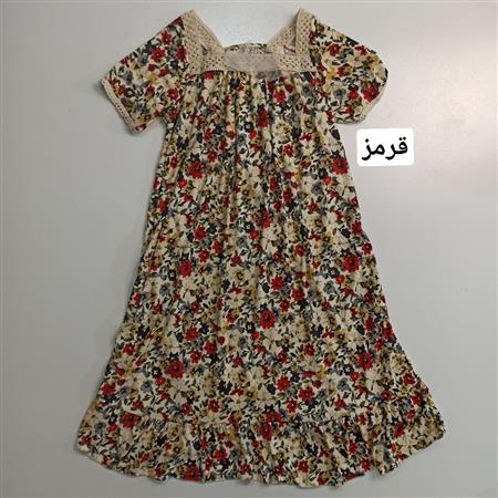 پیراهن جلو گیپور زنانه