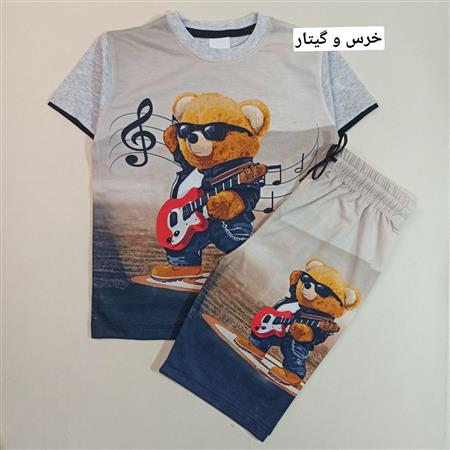 تیشرت شلوارک کارتونی پسرانه