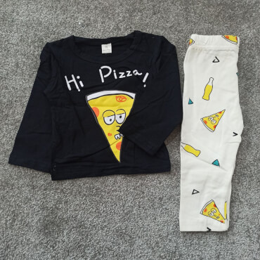 بلوز شلوار Hi Pizza تکسایز