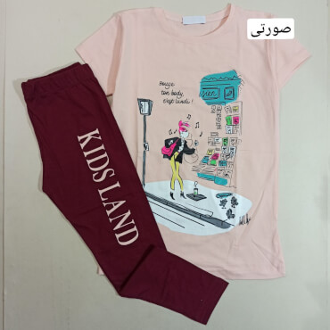 تیشرت شلوار دختر و شهر