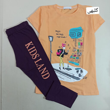 تیشرت شلوار دختر و شهر