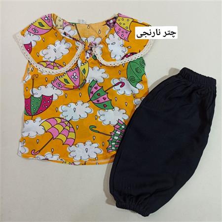تاپ شلوارک یقه ب ب