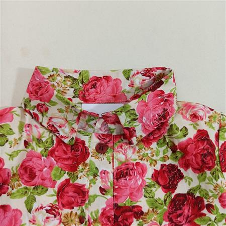 پیراهن شلوار گل رز گره ای