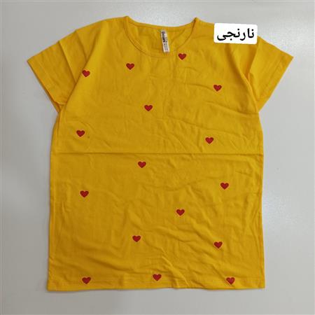 تیشرت تک قلب ها زنانه
