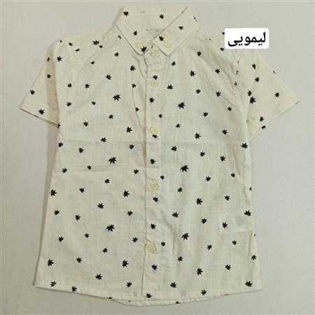 پیراهن تک طرح برگ سایز کوچک