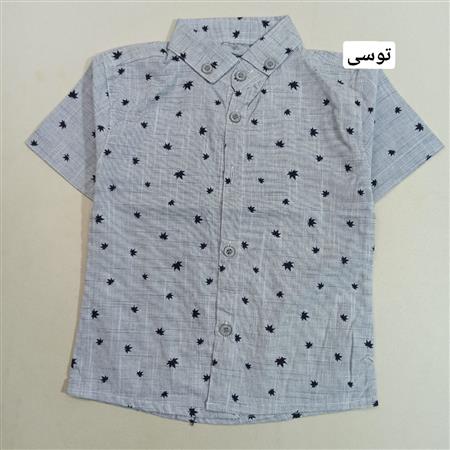 پیراهن تک طرح برگ سایز کوچک