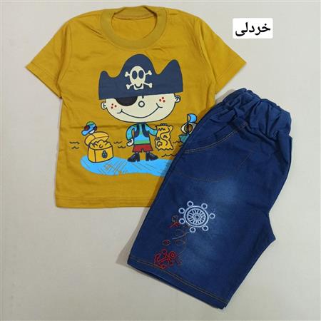 تیشرت شلوارک دزد دریایی و گنج