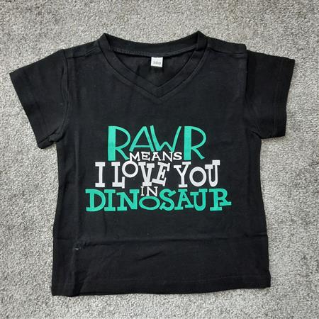 تیشرت مشکی Dinosaur تکسایز