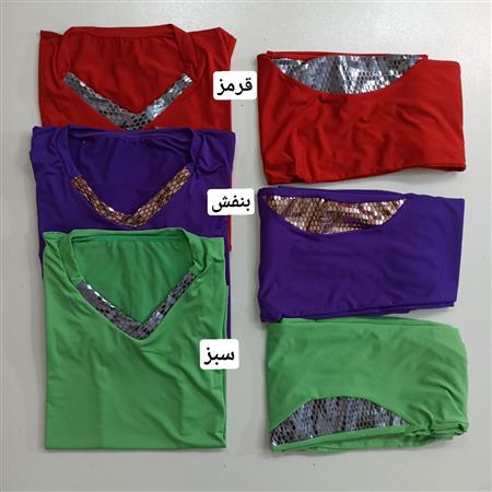 تیشرت شلوار زنانه پولکی
