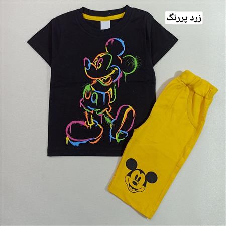 تیشرت شلوارک میکی نقاشی