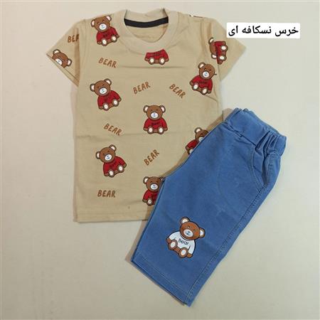 تیشرت شلوارک خرس و دایناسور تپلو