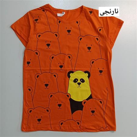 تیشرت تک پاندا زنانه