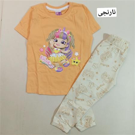 تیشرت شلوار خانم کوچولو و ستاره