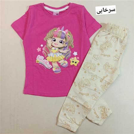 تیشرت شلوار خانم کوچولو و ستاره