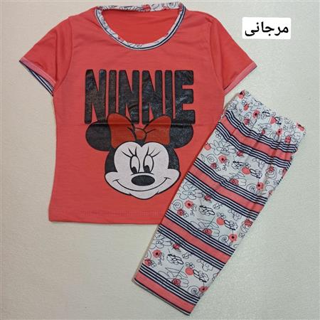 تیشرت شلوارک مینی گلگلی