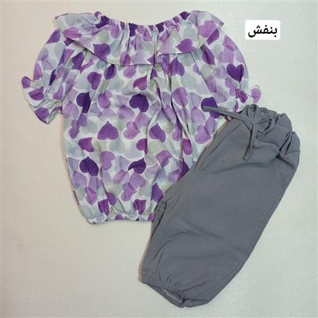 شومیز شلوارک طرح قلبی ۲