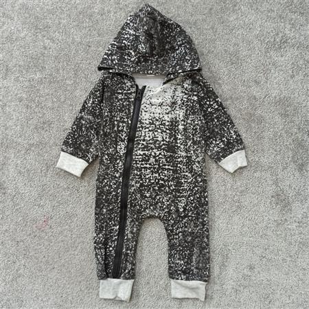 سرهمی کلاهدار سیاه سفید تکسایز