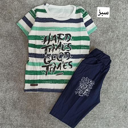 تیشرت شلوارک Good times تکسایز