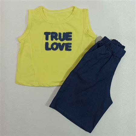 نیم تنه شلوارک True love