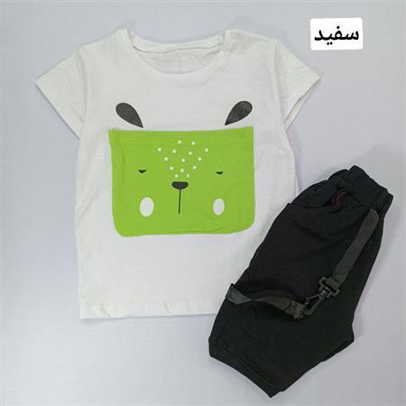 تیشرت شلوارک جیب دار هاپو