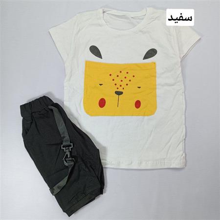 تیشرت شلوارک جیب دار هاپو