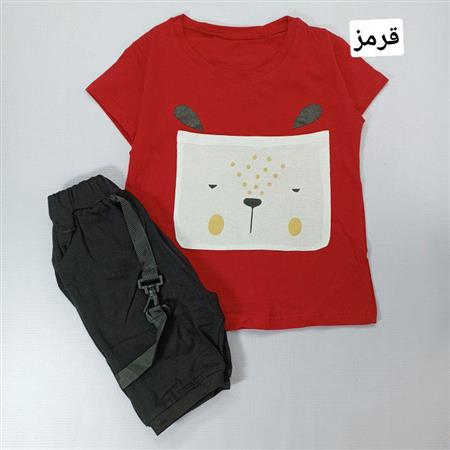 تیشرت شلوارک جیب دار هاپو