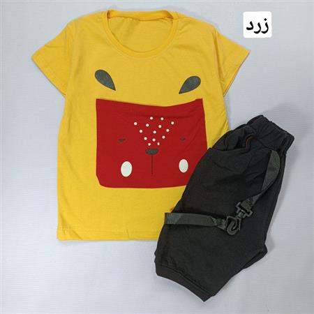 تیشرت شلوارک جیب دار هاپو