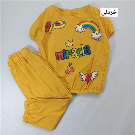 شومیز شلوار miracle همراه با تل