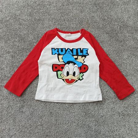 بلوز سفید قرمز Doland Duck تکسایز