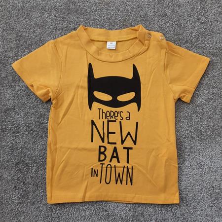 تیشرت زرد New Bat تکسایز