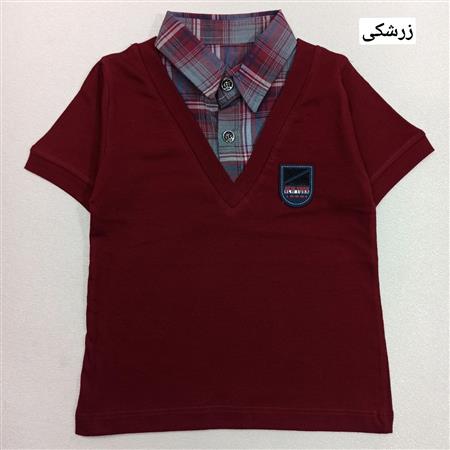 تیشرت تک یقه دار سامان سایز کوچک