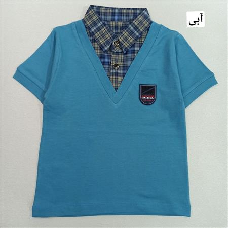 تیشرت تک یقه دار سامان سایز کوچک