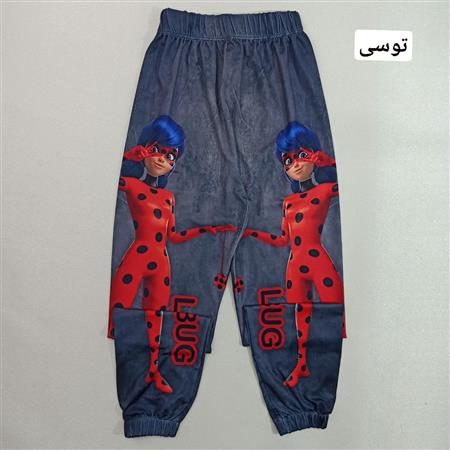 شلوار دختر کفشدوزکی ۲