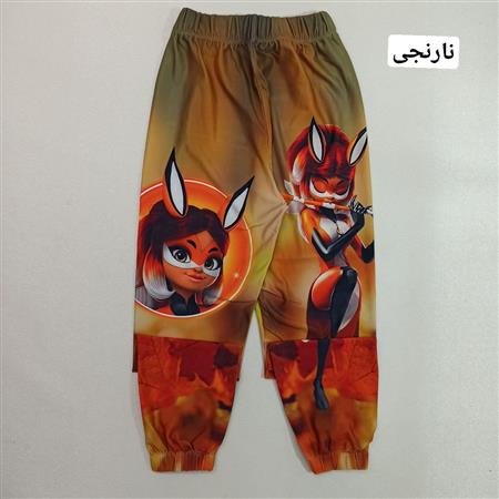 شلوار دختر کفشدوزکی ۲