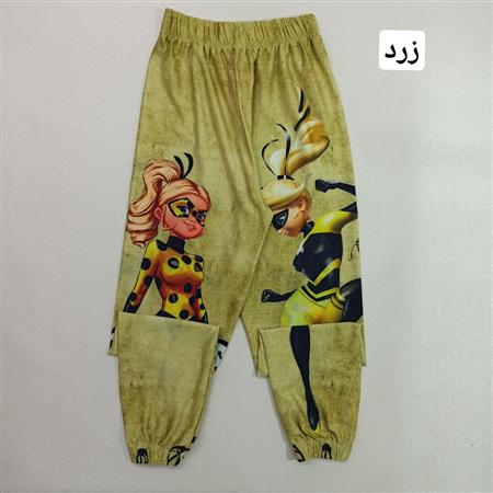 شلوار دختر کفشدوزکی ۲