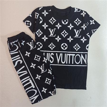 تیشرت شلوارک مشکی Louis vuitton