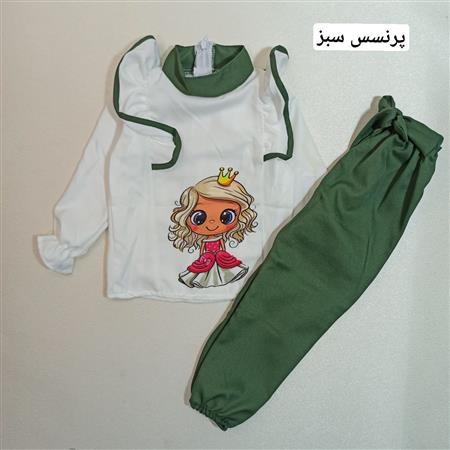 شومیز شلوار یقه فرنچ حلزونی