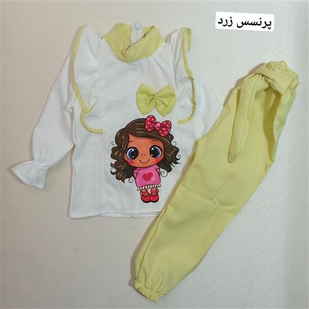 شومیز شلوار یقه فرنچ حلزونی