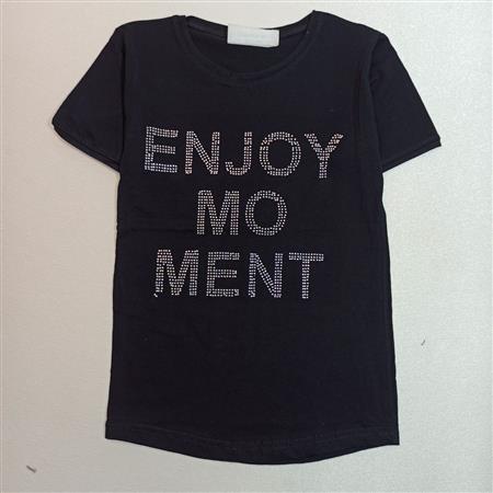 تیشرت تک مشکی Enjoy moment